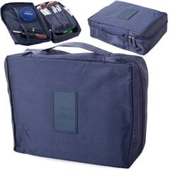Kelioninis kosmetikos krepšys mėlynas kaina ir informacija | Lagaminai, kelioniniai krepšiai | pigu.lt