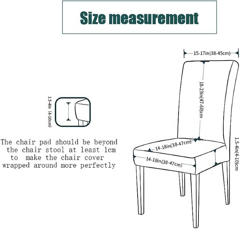 Kėdės užvalkalas Merry Christmas, 47x47 cm цена и информация | Baldų užvalkalai | pigu.lt