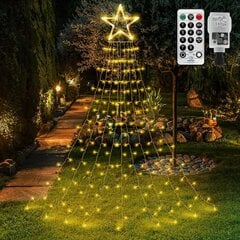 Цепочка рождественская светлая Звезда/Рождественский светло-желтый 3,3 м цена и информация | Гирлянды | pigu.lt