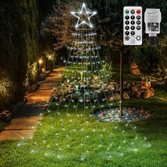 Žvaigždė Kalėdų šviesos grandinėlė/Kalėdinė šviesa balta 3,3m kaina ir informacija | Girliandos | pigu.lt