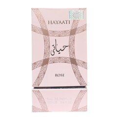 Kvapusis vanduo Hayaati Rose Fragrance World EDP moterims, 100 ml kaina ir informacija | Kvepalai moterims | pigu.lt