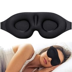 Спальная маска унисекс, черная цена и информация | Женские пижамы, ночнушки | pigu.lt