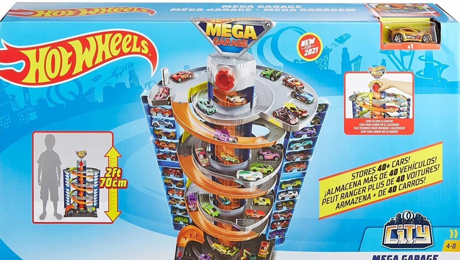 Automobilių trasa Hot Wheels Freaky Megagarage kaina ir informacija | Žaislai berniukams | pigu.lt