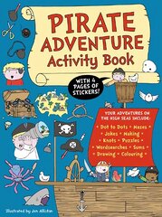 Pirate Adventure Activity Book kaina ir informacija | Knygos mažiesiems | pigu.lt