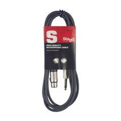 Stagg XLR 6.3 mm, 6 m kaina ir informacija | Kabeliai ir laidai | pigu.lt