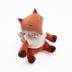 Лисичка Tikiri Toys с платочком, 16 cм цена и информация | Игрушки для малышей | pigu.lt