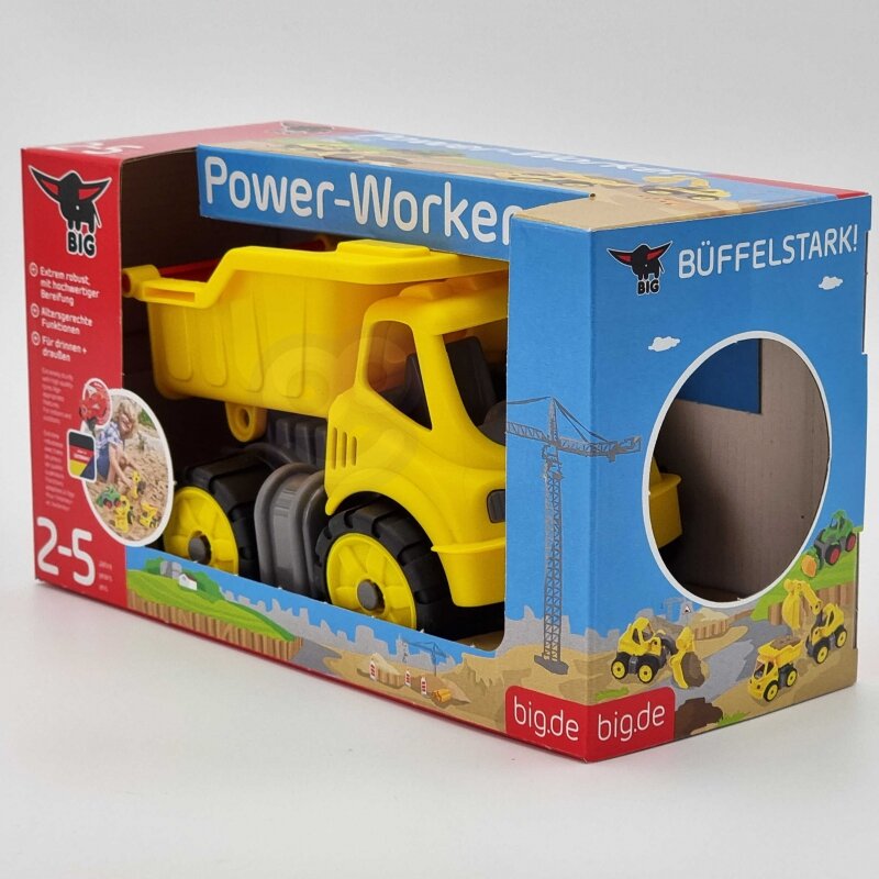 Žaislinis mini savivartis 16 cm. Power Worker Big цена и информация | Žaislai berniukams | pigu.lt