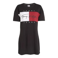 Ночная сорочка женская Tommy Hilfiger Jeans, черная цена и информация | Женские пижамы, ночнушки | pigu.lt