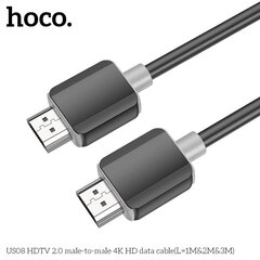 Hoco HDMI, 1m цена и информация | Кабели и провода | pigu.lt