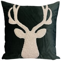 Kalėdinis dekoratyvinės pagalvėlės užvalkalas kaina ir informacija | Dekoratyvinės pagalvėlės ir užvalkalai | pigu.lt