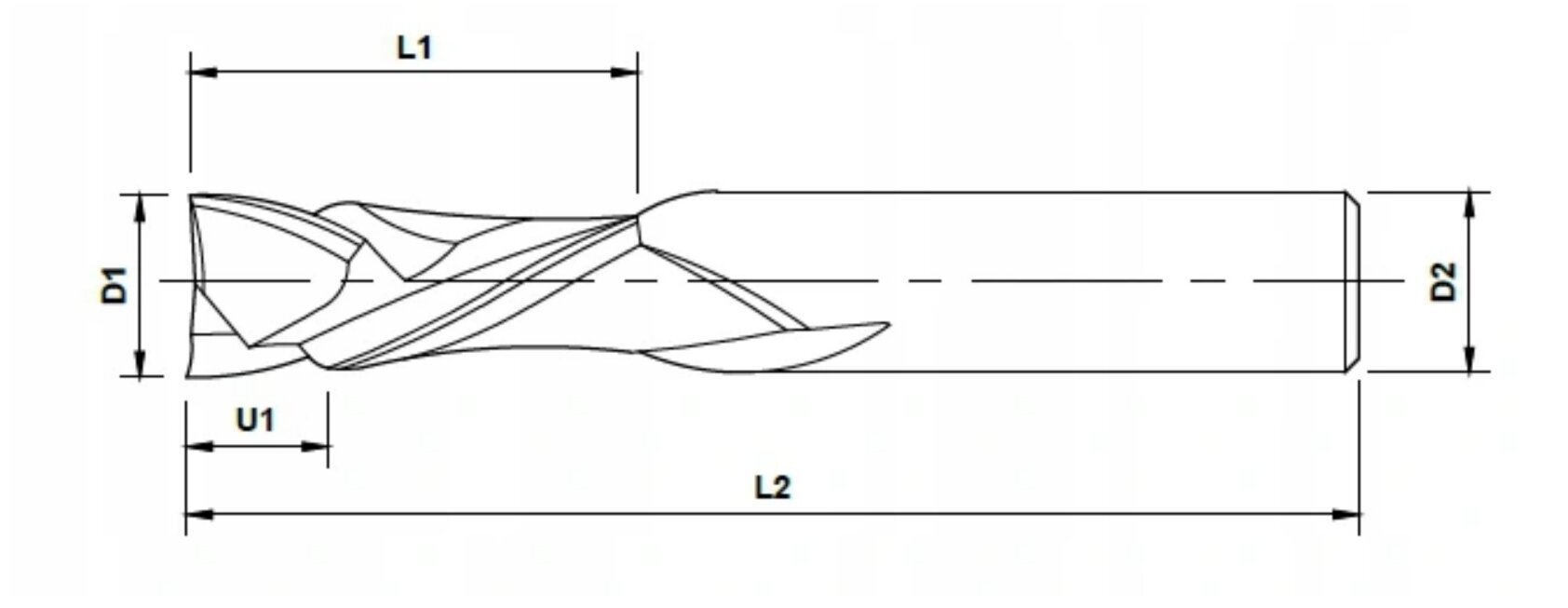 Priedas frezoms Ralmetal VHM YG10X 45 HRC цена и информация | Frezos | pigu.lt