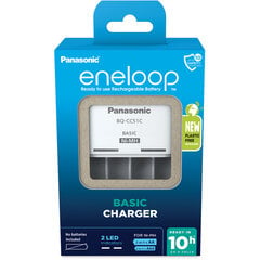 Panasonic eneloop Basic battery charger 2 or 4 AA цена и информация | Зарядные устройства для элементов питания | pigu.lt