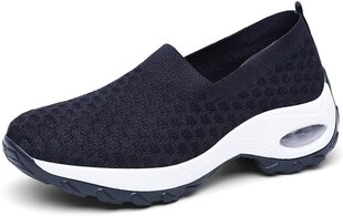 Женские кроссовки без шнуровки Hsyooes, дышащие, синие цена и информация | Спортивная обувь, кроссовки для женщин | pigu.lt