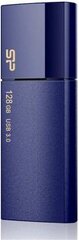 Флэш-накопитель SILICON POWER 128 Гб, USB 3.0, BLAZE SERIES B05, DEEP BLUE цена и информация | USB накопители | pigu.lt