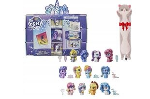 Figūrėlių rinkinys Hasbro My Little Pony Unicorn Party ir pliušinė pagalvė Katė, 50 cm kaina ir informacija | Žaislai mergaitėms | pigu.lt