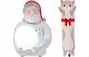 Dekoracija Kalėdų senelis ir pliušinė pagalvė Katė Springos kaina ir informacija | Kalėdinės dekoracijos | pigu.lt