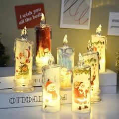 Новогодняя электрическая свеча Дед Мороз цена и информация | Подсвечники, свечи | pigu.lt