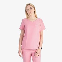 Медицинская блуза для женщин Tendo, розовая цена и информация | Медицинская одежда | pigu.lt
