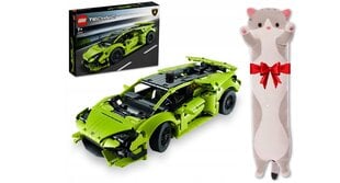 42161 LEGO® Lamborghini Huracan Tecnica ir pliušinė katė, 806 d. цена и информация | Конструкторы и кубики | pigu.lt