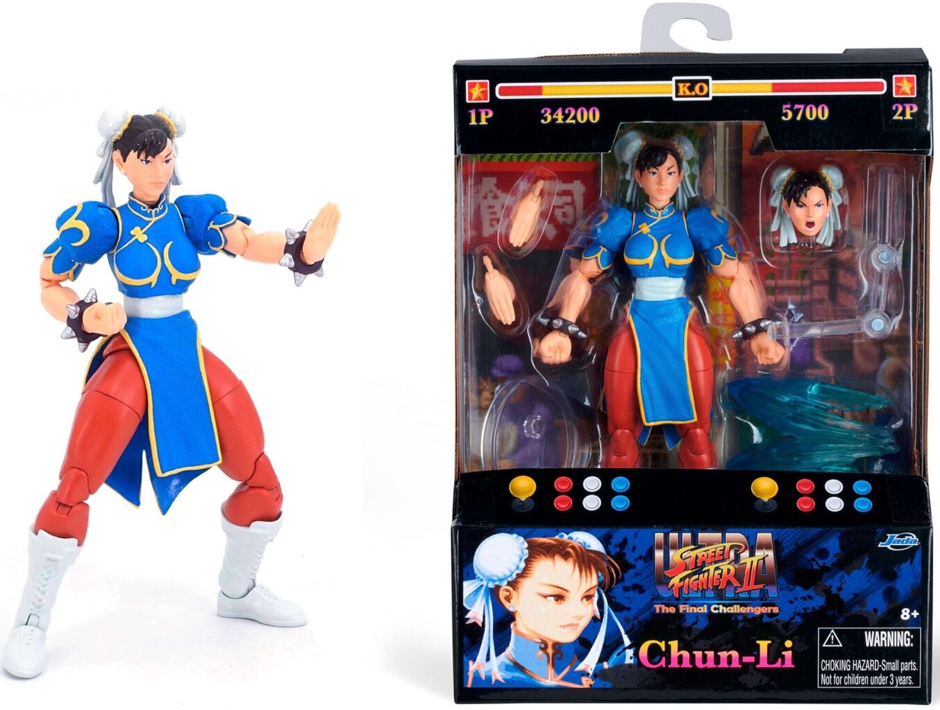 Veiksmo figūrėlė Chun-Li Jada Toys kaina ir informacija | Žaislai berniukams | pigu.lt