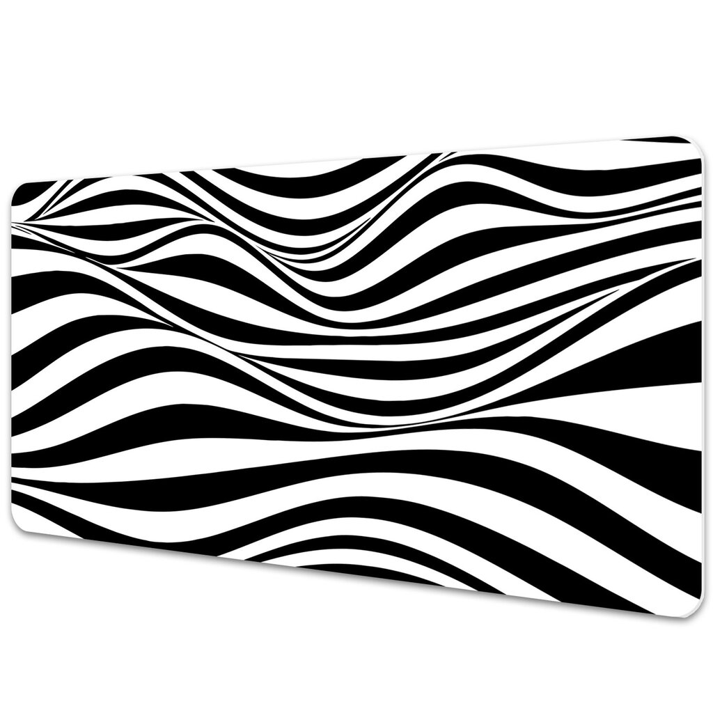 Decormat Black and White Waves цена и информация | Pelės | pigu.lt