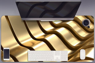 Decormat Golden Abstract Waves цена и информация | Мыши | pigu.lt