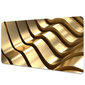 Decormat Golden Abstract Waves цена и информация | Pelės | pigu.lt