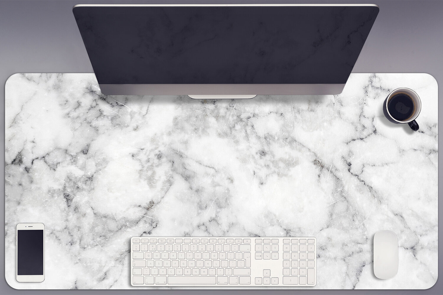 Decormat White Marble kaina ir informacija | Pelės | pigu.lt