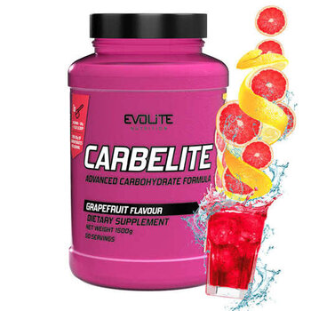 Angliavandeniai EvoLite CarbElite Grapefruit, 1500g kaina ir informacija | Angliavandeniai | pigu.lt