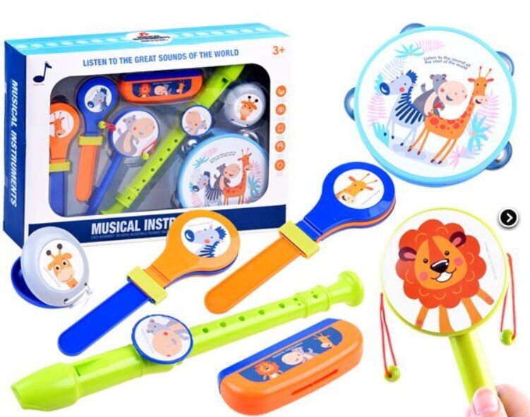 Vaikiškas muzikinių instrumentų rinkinys CB Toys 3805E, 5 d. цена и информация | Lavinamieji žaislai | pigu.lt