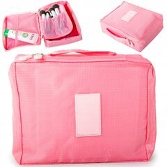 Kelioninis kosmetikos krepšys Perf, rožinis kaina ir informacija | Lagaminai, kelioniniai krepšiai | pigu.lt