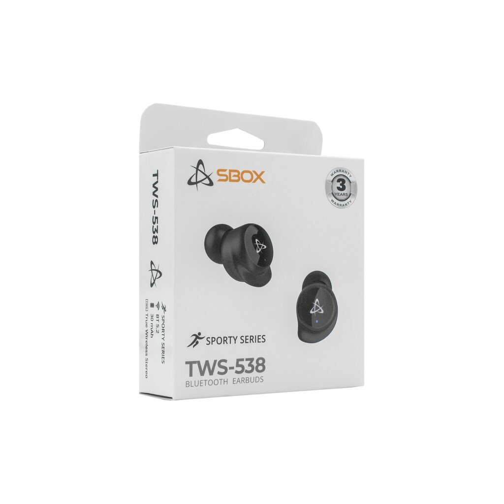 Sbox EB-TWS538 kaina ir informacija | Ausinės | pigu.lt