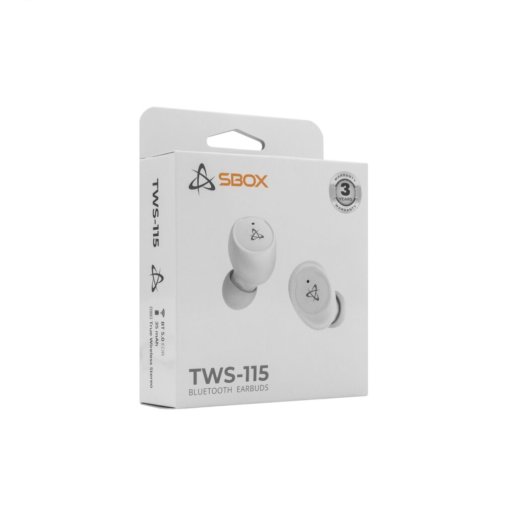 Sbox EB-TWS115 kaina ir informacija | Ausinės | pigu.lt