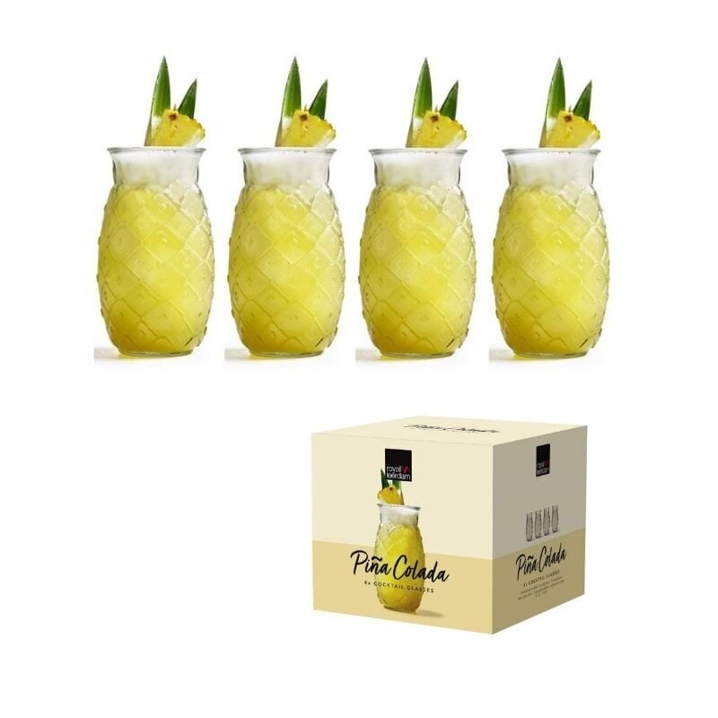 Royal Leerdam kokteilių stiklinių rinkinys Pina Colada, 4 vnt., 500 ml цена и информация | Taurės, puodeliai, ąsočiai | pigu.lt