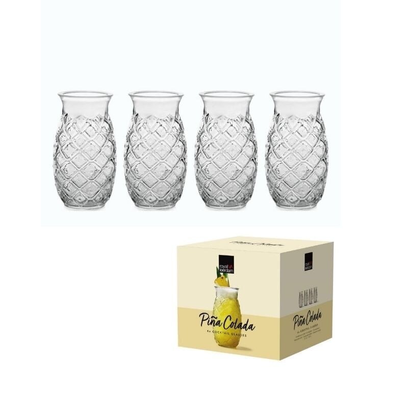 Royal Leerdam kokteilių stiklinių rinkinys Pina Colada, 4 vnt., 500 ml цена и информация | Taurės, puodeliai, ąsočiai | pigu.lt