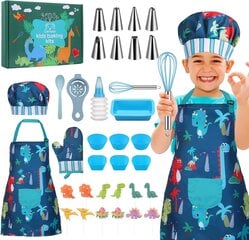 Детский кухонный набор Gemeer,  в наборе 35 предметов цена и информация | Развивающие игрушки | pigu.lt