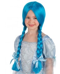 Perukas mergaitei, mėlynas kaina ir informacija | Karnavaliniai kostiumai | pigu.lt