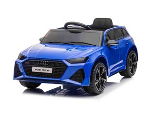 Vienvietis vaikiškas elektromobilis Audi RS6, mėlynas kaina ir informacija | Elektromobiliai vaikams | pigu.lt