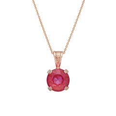 Kaklo papuošalas moterims DiamondSky „Juno (Lotus Pink DeLite)“ su Swarovski kristalais DS01K591 kaina ir informacija | Kaklo papuošalai | pigu.lt