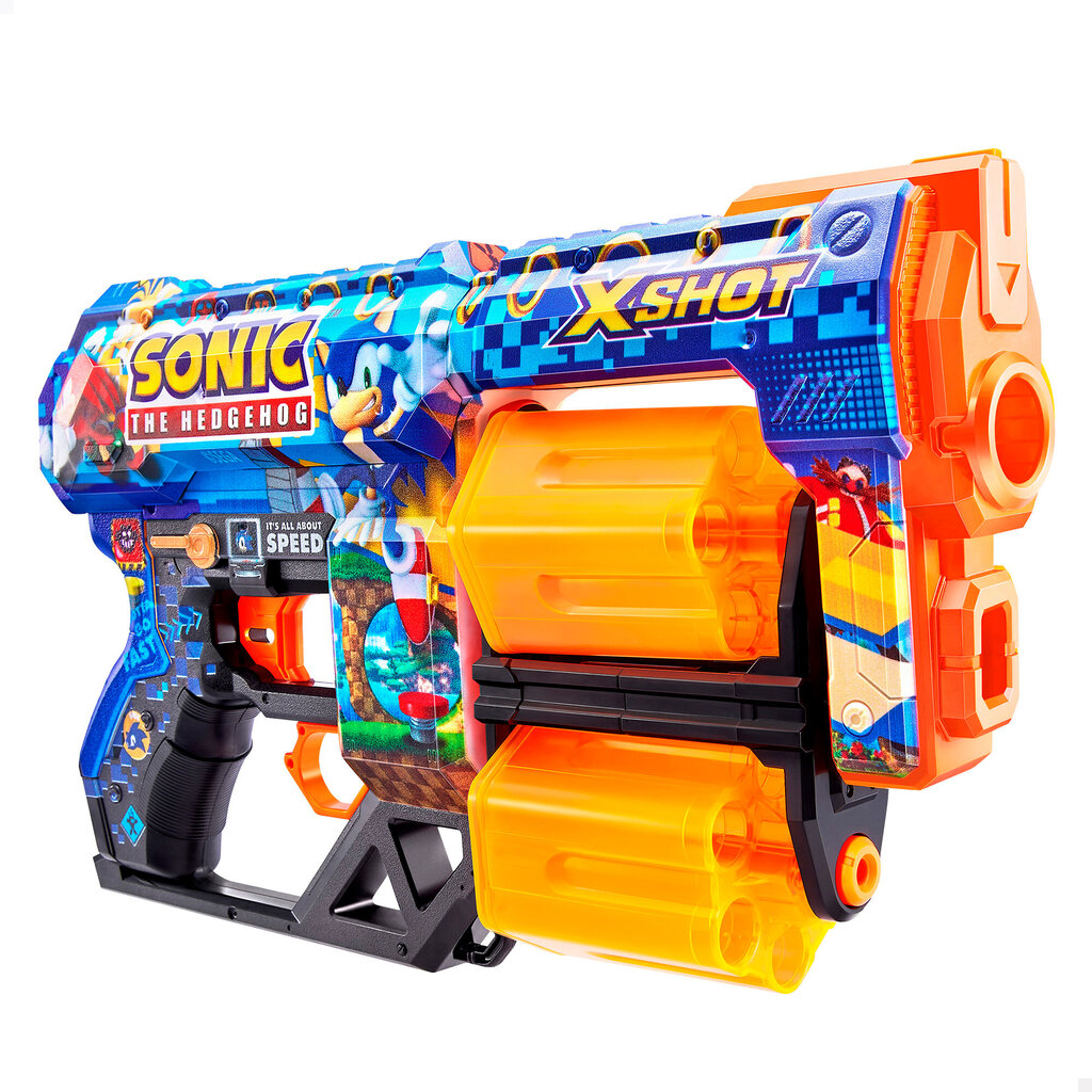 Žaislinis pistolas X-Shot Skins Sonic цена и информация | Žaislai berniukams | pigu.lt
