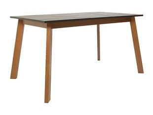 Обеденный стол BRW Forn, коричневый/черный цена и информация | Кухонные и обеденные столы | pigu.lt