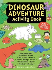 Dinosaur Adventure Activity Book kaina ir informacija | Knygos mažiesiems | pigu.lt