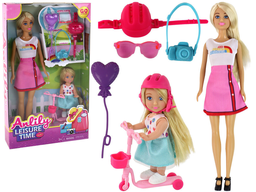 Lėlės Anlily rinkinys su priedais, 8 el. kaina ir informacija | Žaislai mergaitėms | pigu.lt