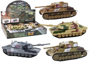 Žaislinis tankas su frikcine pavara, įvairių spalvų kaina ir informacija | Žaislai berniukams | pigu.lt