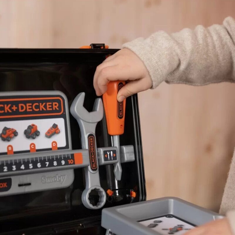 Žaislinių įrankių rinkinys Smoby Black & Decker kaina ir informacija | Žaislai berniukams | pigu.lt