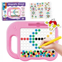Montessori magnetinė lenta Woopie, rožinė kaina ir informacija | Lavinamieji žaislai | pigu.lt