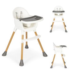 Maitinimo kėdutė Eco Toys HA-042, balta kaina ir informacija | Maitinimo kėdutės | pigu.lt