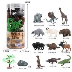 WOOPIE Набор фигурок диких животных WOOPIE, 15 шт. цена и информация | Игрушки для мальчиков | pigu.lt