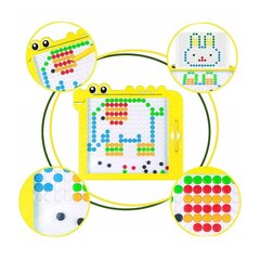 Montessori magnetinė lenta Woopie, geltona kaina ir informacija | Lavinamieji žaislai | pigu.lt