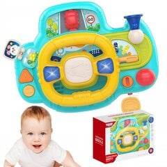 Интерактивный руль со световыми и звуковыми эффектами WOOPIE цена и информация | Игрушки для малышей | pigu.lt